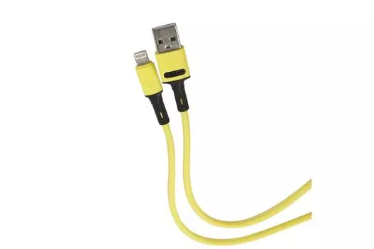 Дата-Кабель USAMS US-SJ434 U52 USB - Lightning (1 м), желтый (SJ434USB03)