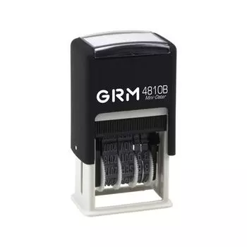Датер-мини месяц цифрами, оттиск 20х3,8 мм синий, GRM 4810 BANK, 124131001