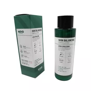 DEARBOO. Успокаивающий тонер c AHA-BHA-PHA кислотами для проблемной кожи SKIN BALANCINGCENTELLA150мл