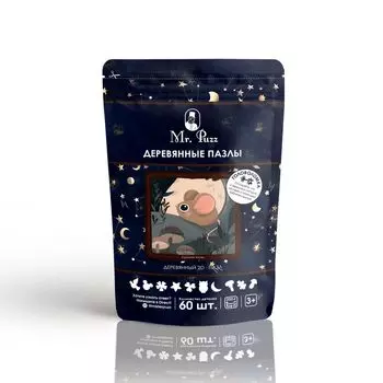 Деревянный пазл MR.PUZZ 4833 Лунная ночь