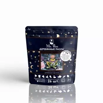 Деревянный пазл MR.PUZZ 4891 Царевна лягушка