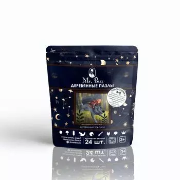 Деревянный пазл MR.PUZZ 4995 Иван Царевич и серый волк