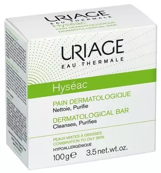 Дерматологическое мыло Uriage Hyseac 100 гр