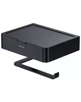Держатель для туалетной бумаги с коробкой AM.PM Inspire 2.0 A50A341522 черный