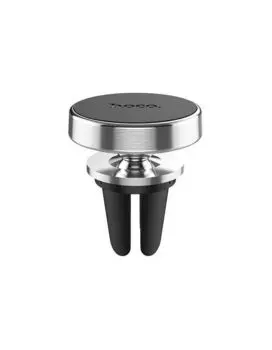 Держатель Hoco CA47 для смартфона, в воздуховод, металл, серебро (02982)