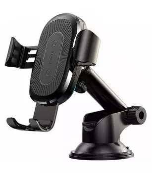 Держатель с беспроводной зарядкой Baseus Wireless Charger Gravity Car Mount 2 (WXYL-A01)
