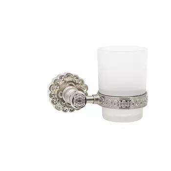 Держатель со стаканом настенный MILACIO Villena, серебро (MC.903.SL)