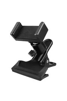 Держатель телефона DEKKO 17VL на грифе гитары пластик чёрный