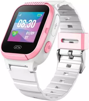 Детские умные часы Jet Kid Tiny белый+розовый