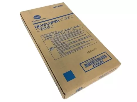 Девелопер Konica-Minolta DV-614C (A3VX900) синий