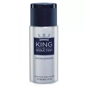 Дезодорант спрей парфюмированный Antonio Banderas King Of Seduction, 150 мл, женский
