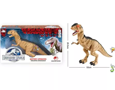 Динозавр на бат.(свет,звук) в коробке RS6161