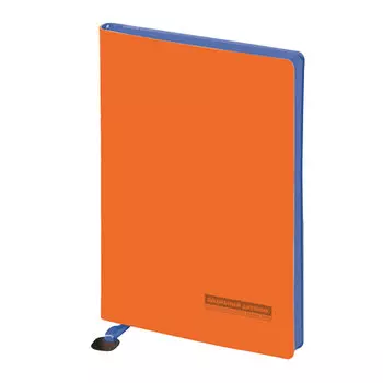 Дневник для 1-11 классов, кожзам (лайт), тиснение, ляссе с шильдом, 48 л., АЛЬТ, MERCURY Оранжевый, 10-069/01