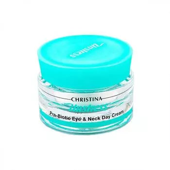 Дневной крем-пробиотик для кожи век и шеи Christina Unstress SPF8, 30 мл