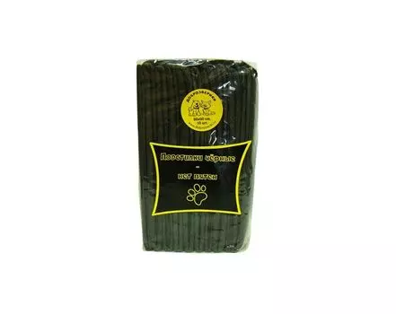 Доброзверики подстилки впитывающие для животных с суперабсорбентом 60х90 см, 10 шт, черные