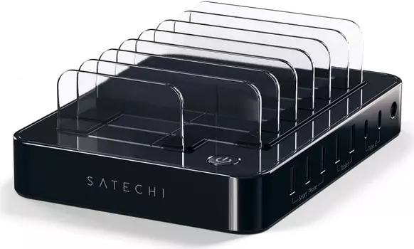 Док станция Satechi 7-Port USB Charging Station Dock черный (ST-MCSTC7B)