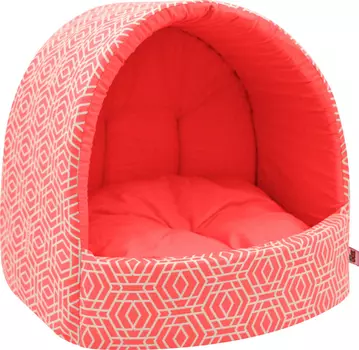 Дом для кошек эстрада "Геометрия" бязь №2 42*36*36 см коралловый 760727