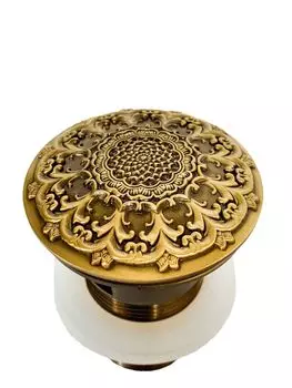 Донный клапан с переливом Milacio бронза (MC.010.BR)