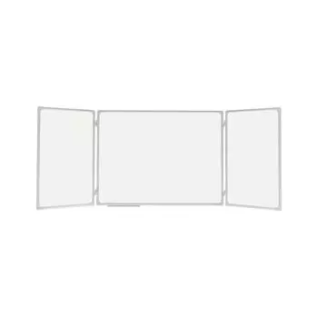 Доска магнитно-маркерная 3-х элементная (120x180/360 см), белая, OFFICE, 2х3 (Польша), TRS1218