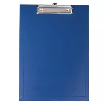 Доска-планшет ERICH KRAUSE Standard с прижимом А4 (227х315 мм), картон/бумвинил, СИНЯЯ, 755