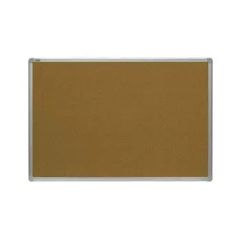 Доска пробковая для объявлений (120x180 см), алюминиевая рамка, OFFICE, 2х3 (Польша), TCA1218