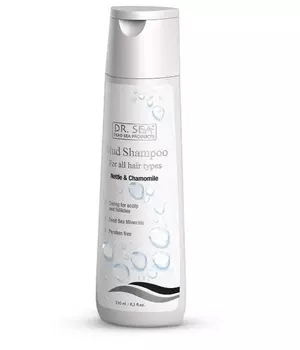 Dr. Sea Грязевой шампунь с экстрактами крапивы и ромашки 250мл.
