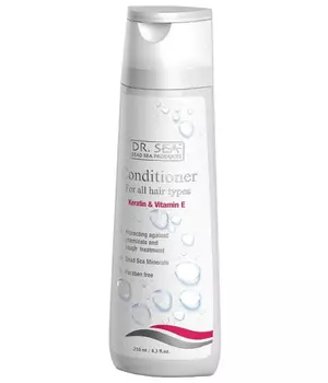Dr. Sea Кондиционер для волос с кератином и витамином Е 250 мл