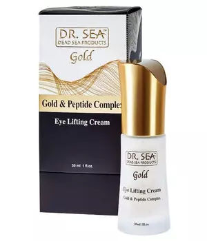 Dr. Sea Лифтинг крем для кожи вокруг глаз с золотом и пептидным комплексом 30мл