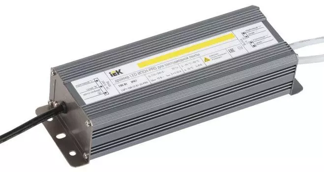 Драйвер LED ИПСН-PRO 5050 100Вт 12В блок-шнуры IP67 ИЭК LSP1-100-12-67-33-PRO