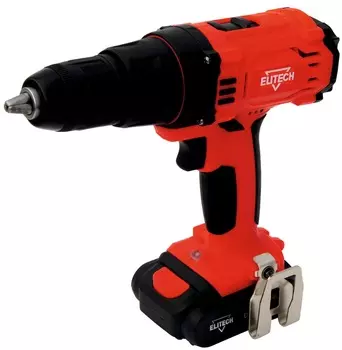 Дрель аккумуляторная Elitech ДА 14СЛ2 (191614)