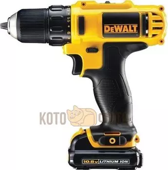 Дрель-шуруповерт аккумуляторная DeWalt DCD710C2