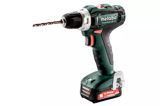 Дрель-шуруповерт аккумуляторная Metabo PowerMaxx BS 12 (601036800)