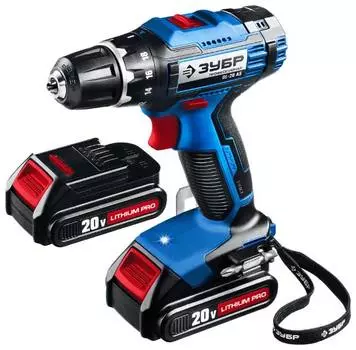 Дрель-шуруповерт аккумуляторная Зубр DL-20 A5