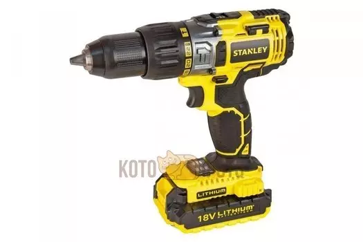 Дрель-шуруповерт Stanley STDC18LHBK-RU