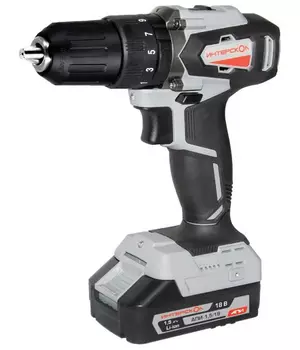 Дрель-шуруповерт ударная Интерскол ДАУ-13/18ВК