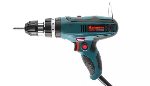 Дрель-шуруповерт ударная сетевая HAMMER DRL320 Premium