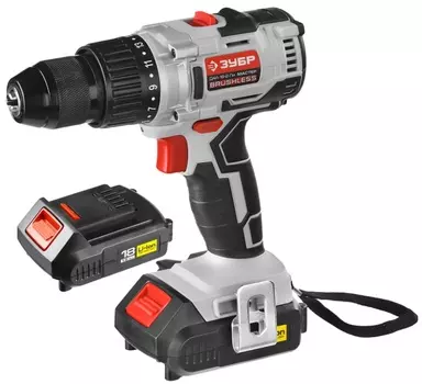 Дрель-шуруповерт Зубр ДАИ-18-2-Ли КНМ4