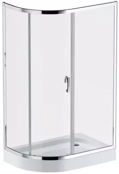 Душ. ограждение Like 120x80 AM.PM Like Solo Slide W83G-302U120CT, стекло прозрачное, проф хром глянц,