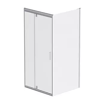 Душевое ограждение Gem Sqare Pivot 90x90 AM.PM Gem Sqare Pivot W90G-404-090MT стекло прозрачное, профиль матовый хром