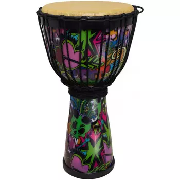 Джембе TERRIS DPR-08 Black с веревочной настройкой