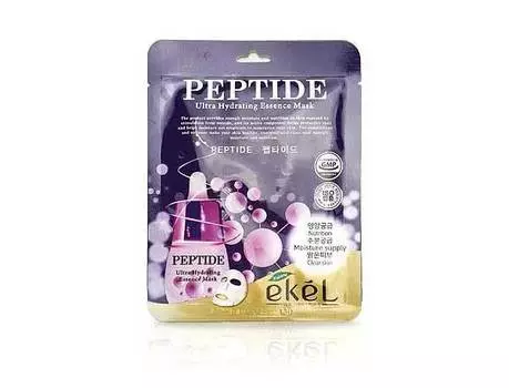 [EKEL] Маска тканевая с пептидами, PEPTIDE Ultra Hydrating Essence Mask 25 мл