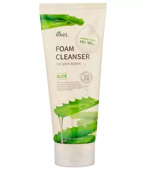 EKEL Пенка для умывания с экстрактом алоэ Foam Cleanser Aloe, 180мл