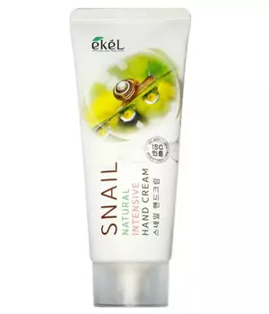 EKEL Питательный крем для рук с муцином улитки Snail Natural Intensive Hand Cream, 100мл