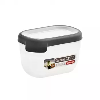 Емкость для морозилки и СВЧ Curver Grand Chef 00008-2 0,75л (серая крышка)