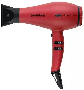 Фен Dewal Pro Evolution, красный, 2300Вт, ионизация, 2 насадки