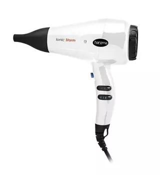 Фен Harizma Ionic Storm белый