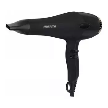 Фен Marta MT-1494 черный гранит