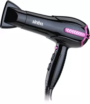 Фен Sinbo SHD 7066 2200Вт черный/розовый