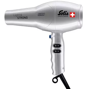 Фен Solis Light &amp; Strong 442 серебристый