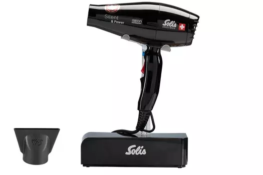 Фен Solis Silent &amp; Power Black